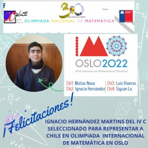 24 de mayo Olimpiada mundial de Matemática IGNACIO HERNÁNDEZ